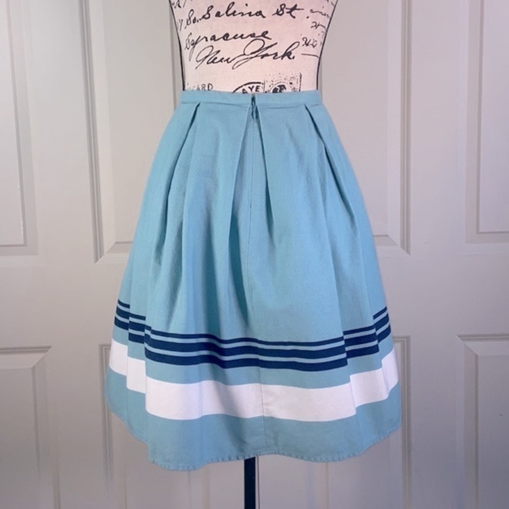Jason Wu Pleated Striped Skirt - Picture 5 of 9